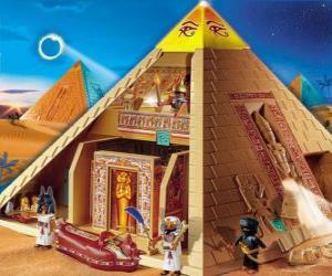 yapboz Piramit Mısır Playmobil